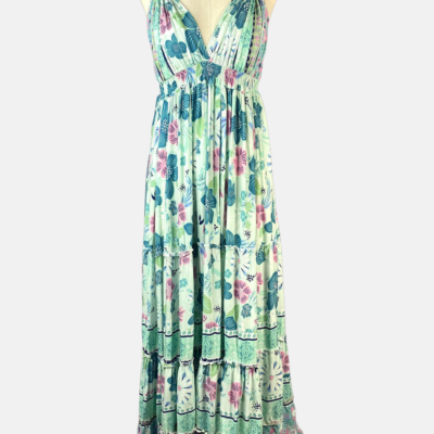 Stylites Bohemian Backless Summer Sleeveless Maxi Dress