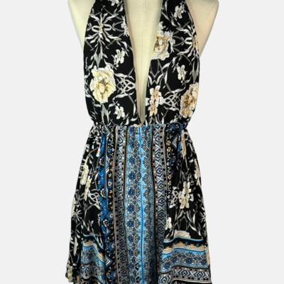 Stylites Bohemian Sleeveless and Backless Short Dress