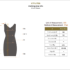 Stylites Bohemian Sleeveless and Backless Short Dress Size Chart