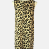 Stylites Sleeveless Leopard Design Knee Length Dress