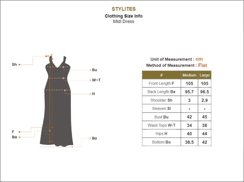 Stylites Sleeveless Plaid Midi Dress Size Chart