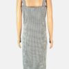 Stylites Sleeveless Plaid Midi Dress