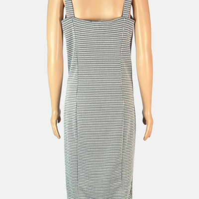 Stylites Sleeveless Plaid Midi Dress