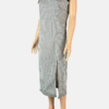 Stylites Sleeveless Plaid Midi Dress