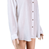 Stylites Linen Button Up Long Sleeve Blouse