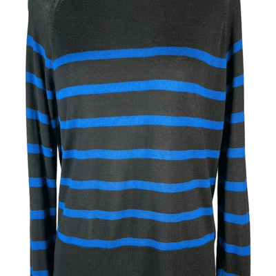 Stylites Soft & Light Fabric Basic Knit Stripe Design Sweater