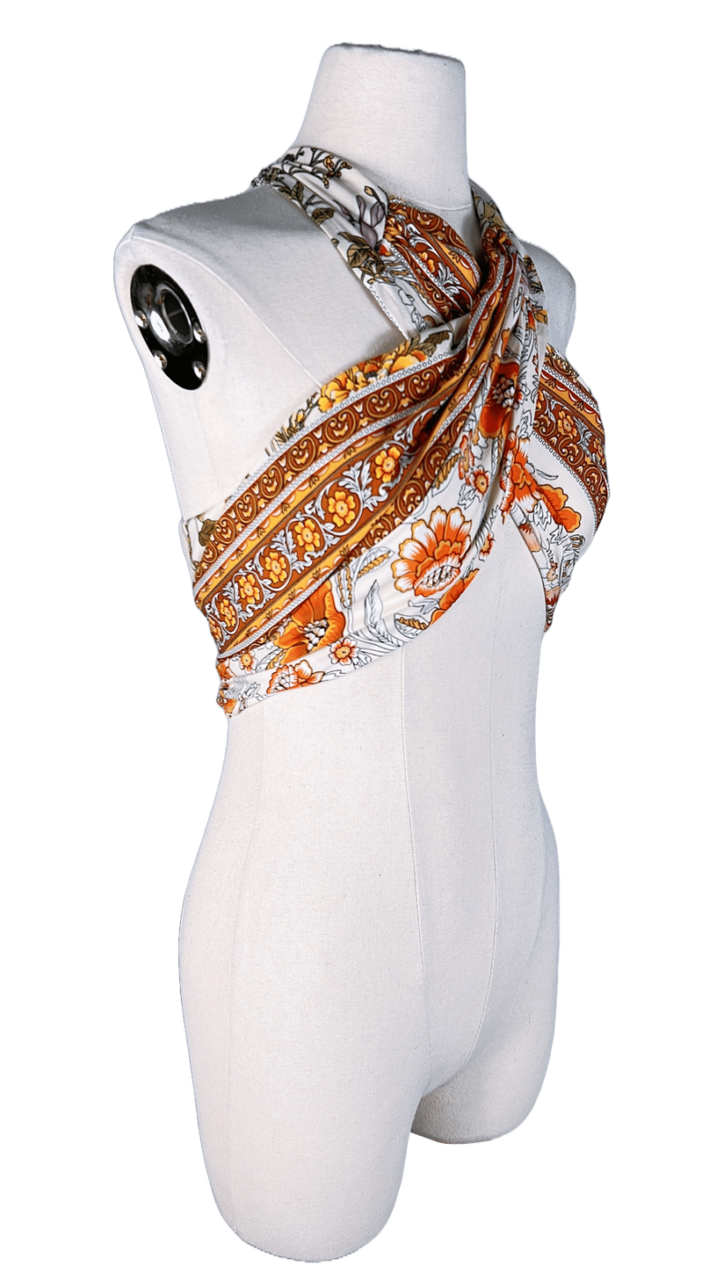 Stylites Halter Bohemian Wrap Top