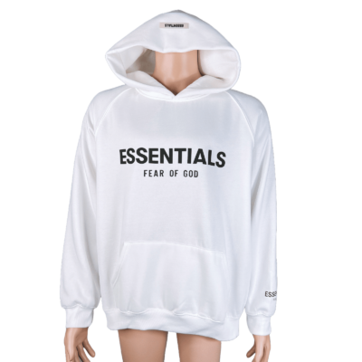 Stylites Essentials Fear of God Front Print Hoodie Outwear Jacket