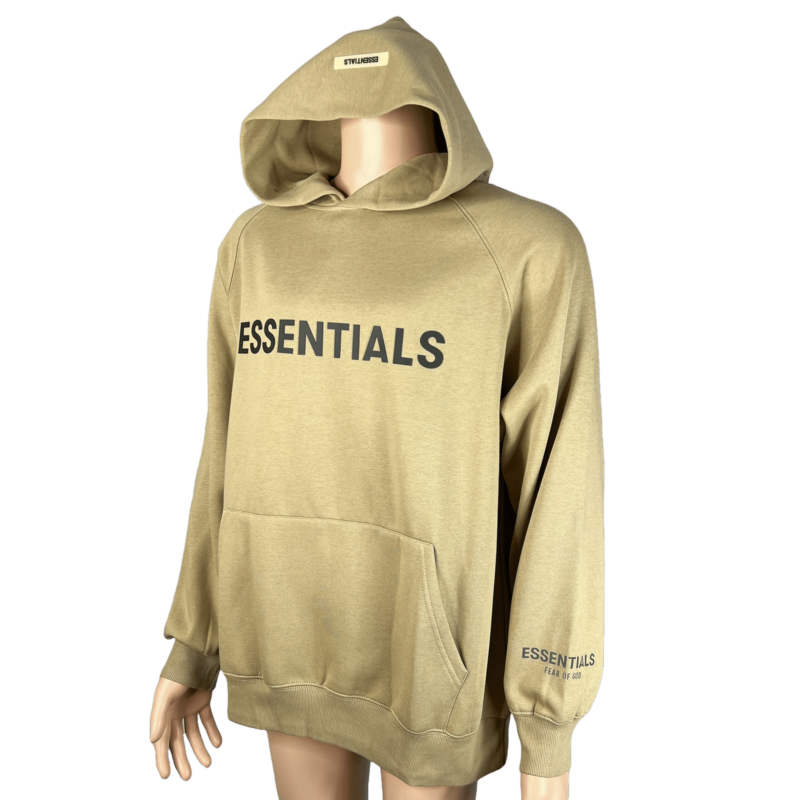 Stylites Essentials Fear of God Lower Right Sleeve Print Hoodie Outwear Jacket