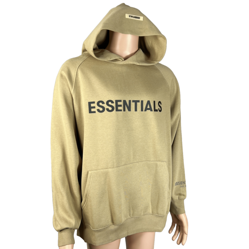 Stylites Essentials Fear of God Lower Right Sleeve Print Hoodie Outwear Jacket