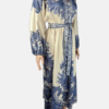 Stylites Women's Bohemian V-Neck Spring Summer Print Maxi Dress