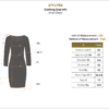 Stylites Zimmerman Inspired Bohemian Silk Long Sleeve Mini Dress with Matching Camisole Size Chart