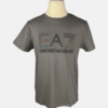 Stylites Giorgio Armani Men's Round Neck Shirt with Embossed "EA7 EMPORIO ARMANI" Front Print Size Chart