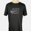 Stylites Nike Round Neck Shirt with Embossed  Semi-Reflecting Purple Chrome "Just Do It" Nike Logo