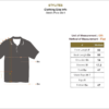 Stylites Under Armor Zip Up Polo Shirt with Black Under armor Logo on Left Chest and a "UNDER ARMOR" Text and Circular Loops Sillhouette Front Print Size Chart