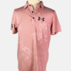 Stylites Under Armor Button Polo Shirt with Dark Green Under Armor Logo  on Left Chest  and "Under Armor" Text  Under Armor Logo  Big "UA" Outline SIllhoute Front Print Size Chart