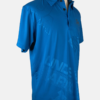 Stylites Under Armor Button Polo Shirt with Dark Green Under Armor Logo  on Left Chest  and "Under Armor" Text  Under Armor Logo  Big "UA" Outline SIllhoute Front Print