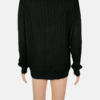 Stylites Knitted Button Up Long Sleeves Sweater with Collar